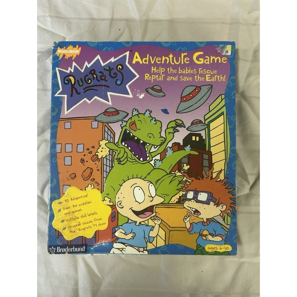 Vintage Rugrats On CD-ROM Adventure Game Windows 95/98